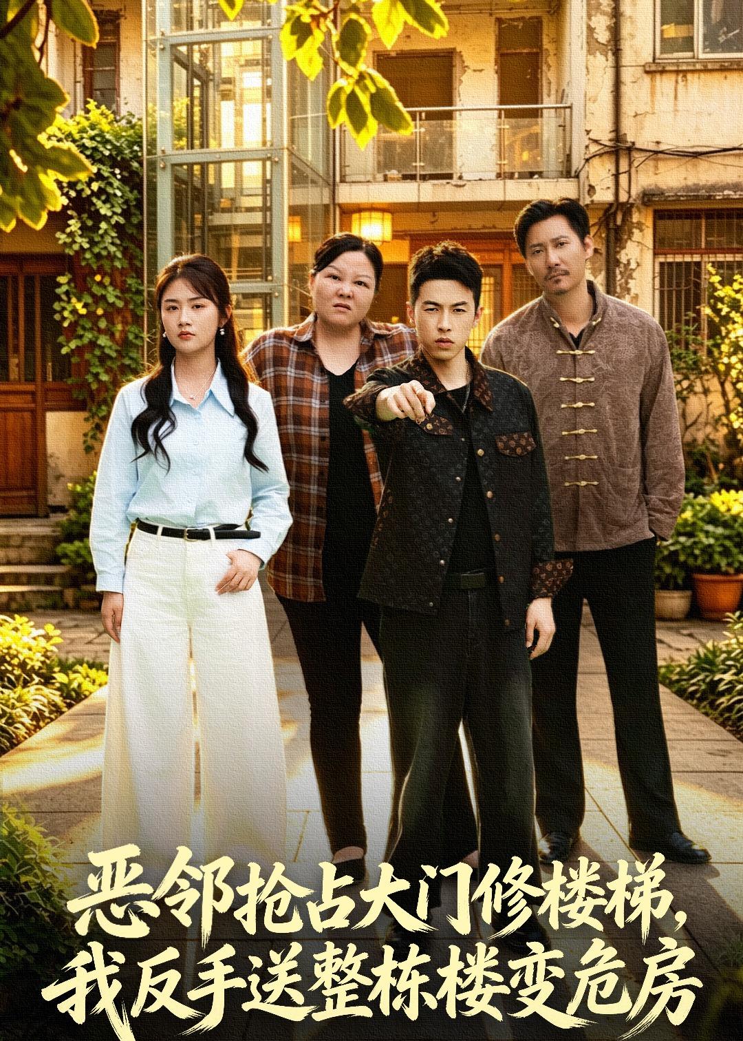 恶邻抢占大门修楼梯，我反手送整栋楼变危房 第01集(大结局)